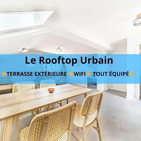 Magnifique Rooftop 4 Personnes, Proche Part-dieu Apartment Villeurbanne